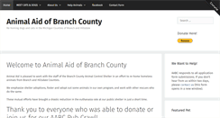 Desktop Screenshot of animalaidofbranchcounty.com