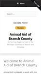 Mobile Screenshot of animalaidofbranchcounty.com